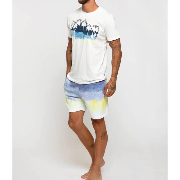 NEW SOL ANGELES citron palms crew tee in white - Picture 2 of 4